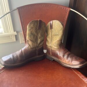 Justin square toe work boots wk4687